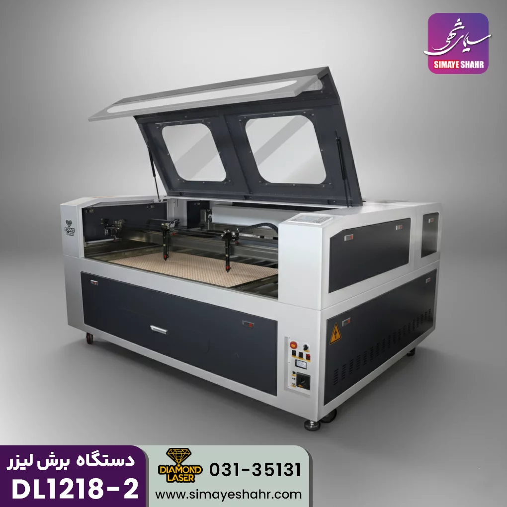 DL1218 دستگاه برش لیزر 2 نازل