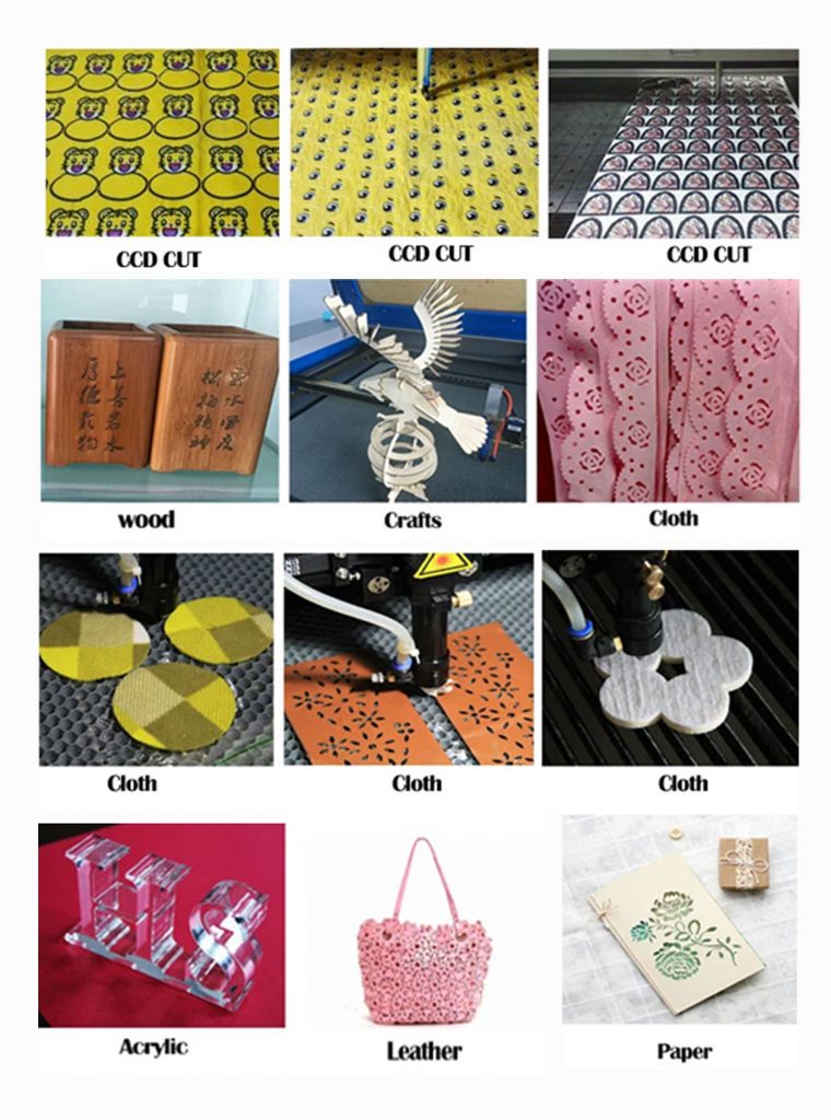 دستگاه لیزر پارچه دوربین دار