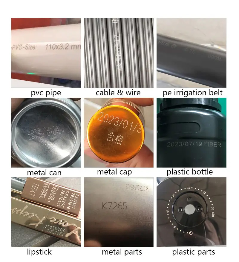 Flying fiber marking